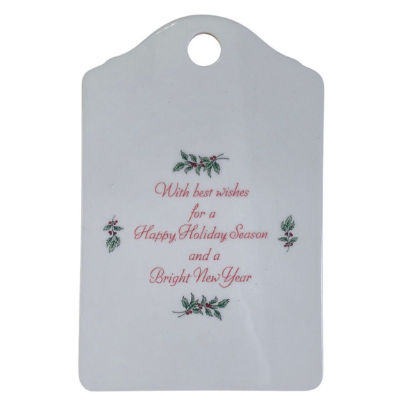 NIKKO Christmastime Cheese Board And Candy Dish Japan Christmas New Years - Picture 2 of 10